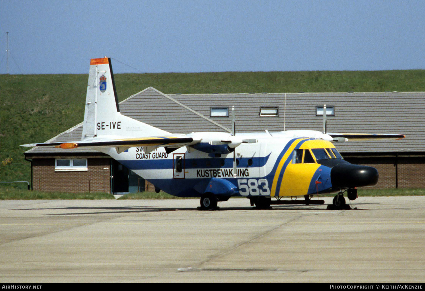 Aircraft Photo of SE-IVE | CASA C-212-200 Aviocar | Kustbevakning - Swedish Coastguard | AirHistory.net #158163