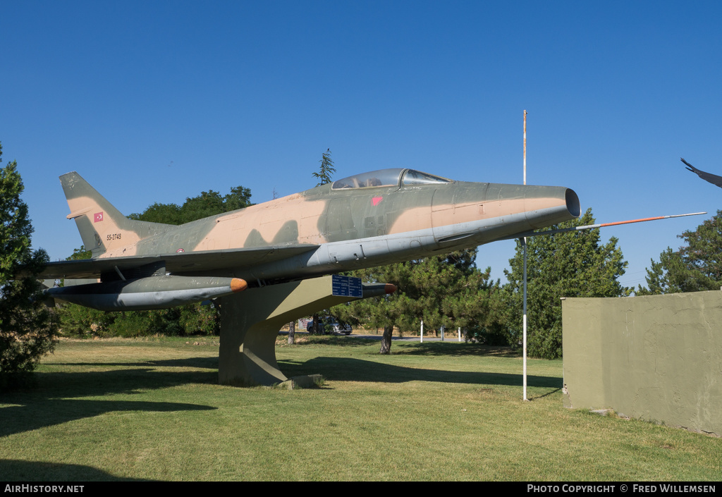 Aircraft Photo of 55-2748 | North American F-100D Super Sabre | Turkey - Air Force | AirHistory.net #158172