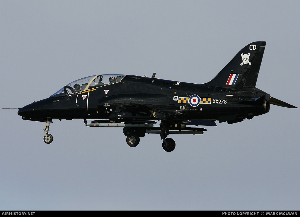 Aircraft Photo of XX278 | British Aerospace Hawk T1A | UK - Air Force | AirHistory.net #158204
