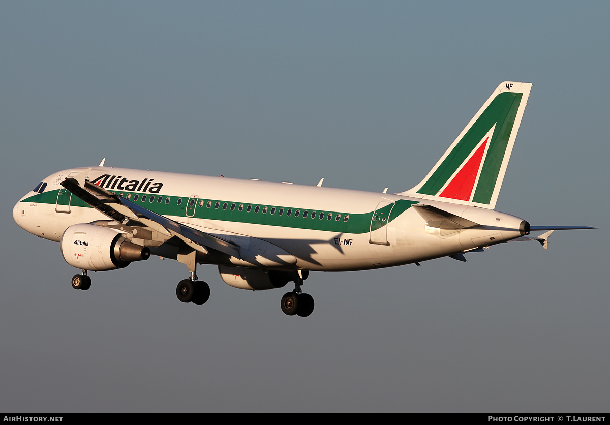 Aircraft Photo of EI-IMF | Airbus A319-112 | Alitalia | AirHistory.net #158206
