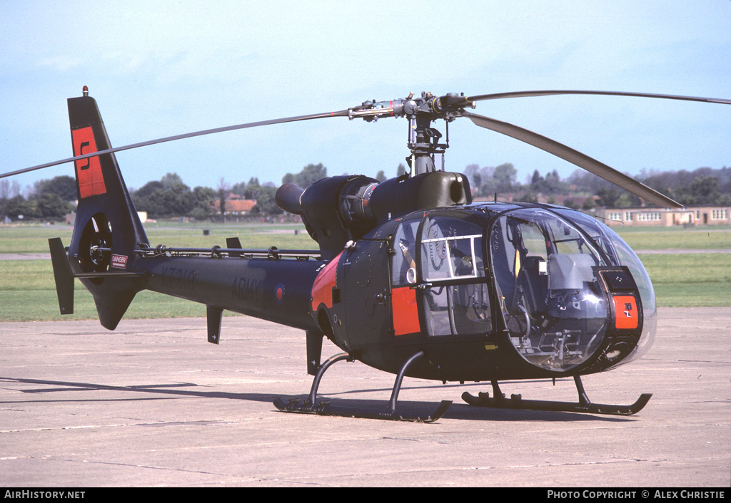 Aircraft Photo of XZ319 | Aerospatiale SA-341B Gazelle AH1 | UK - Army | AirHistory.net #158213