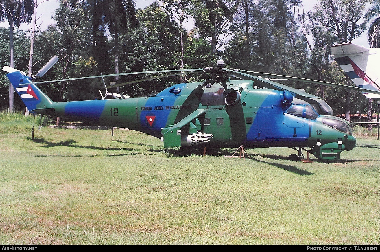 Aircraft Photo of 12 | Mil Mi-25 | Cuba - Air Force | AirHistory.net #158217