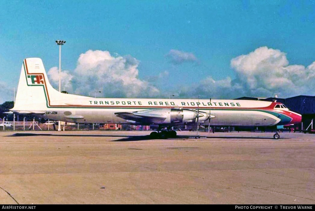 Aircraft Photo of LV-JZM | Canadair CL-44D4-6 | Transporte Aereo Rioplatense - TAR | AirHistory.net #158218