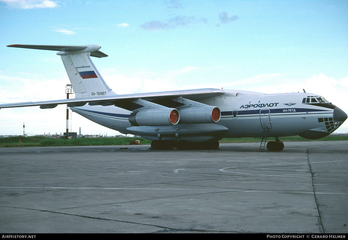 Aircraft Photo of RA-76487 | Ilyushin Il-76TD | Aeroflot | AirHistory.net #158227