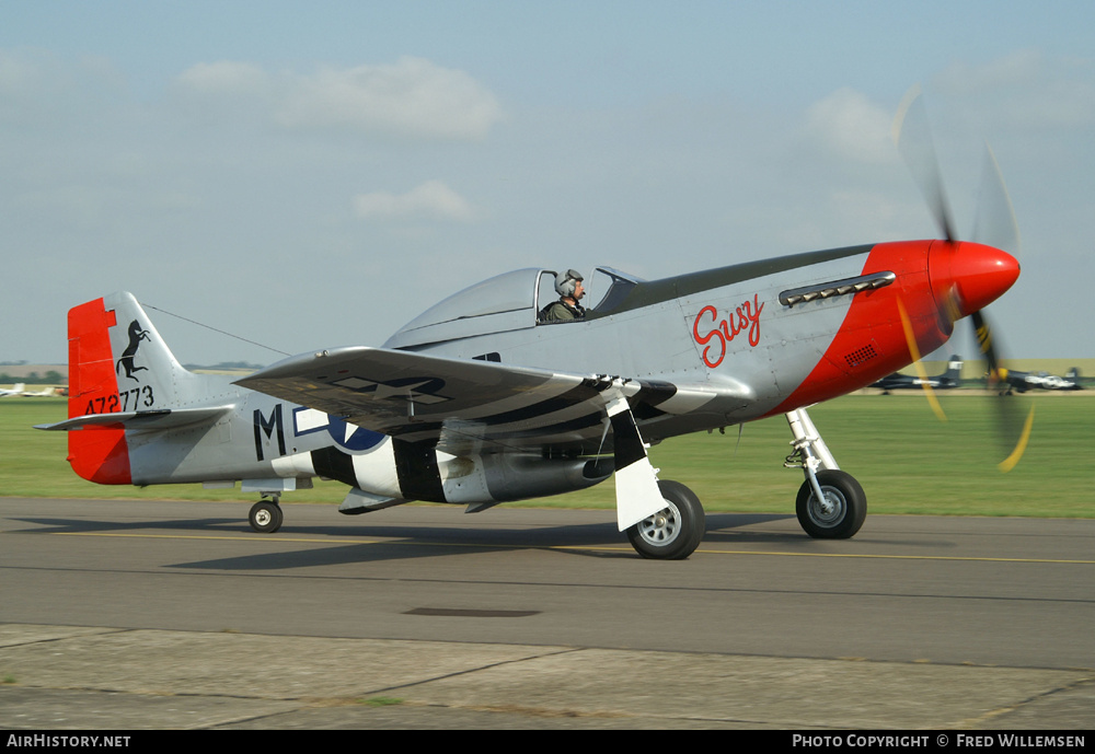 Aircraft Photo of G-SUSY / 472773 | North American P-51D Mustang | USA - Air Force | AirHistory.net #158231