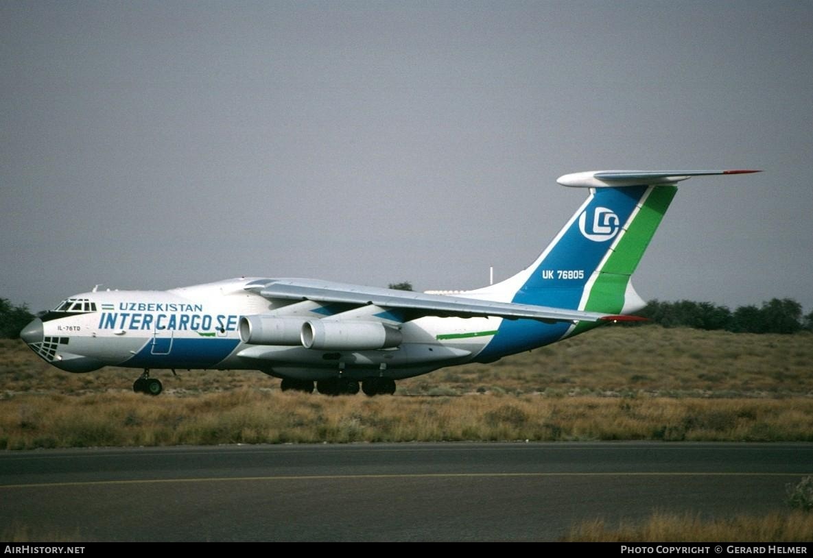 Aircraft Photo of UK-76805 | Ilyushin Il-76TD | Uzbekistan Intercargo Services | AirHistory.net #158262