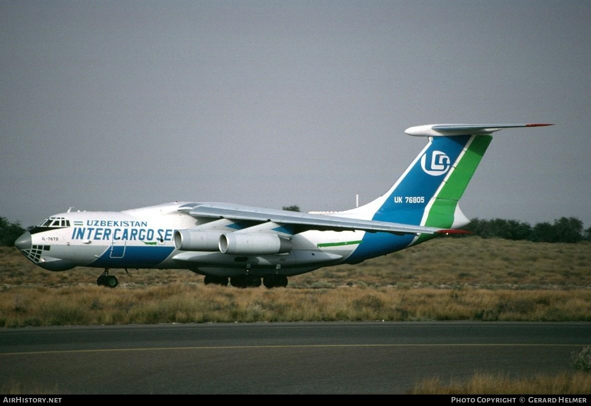 Aircraft Photo of UK-76805 | Ilyushin Il-76TD | Uzbekistan Intercargo Services | AirHistory.net #158262