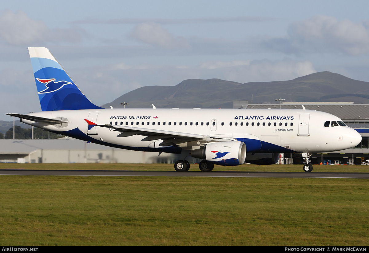 Aircraft Photo of OY-RCI | Airbus A319-112 | Atlantic Airways | AirHistory.net #158276