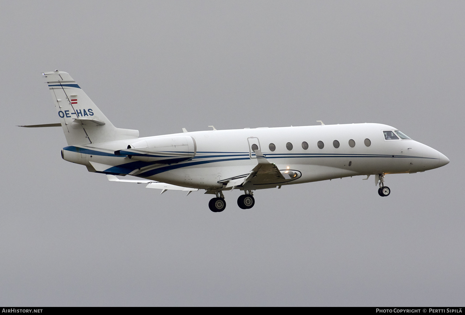 Aircraft Photo of OE-HAS | Israel Aircraft Industries Gulfstream G200 | AirHistory.net #158343