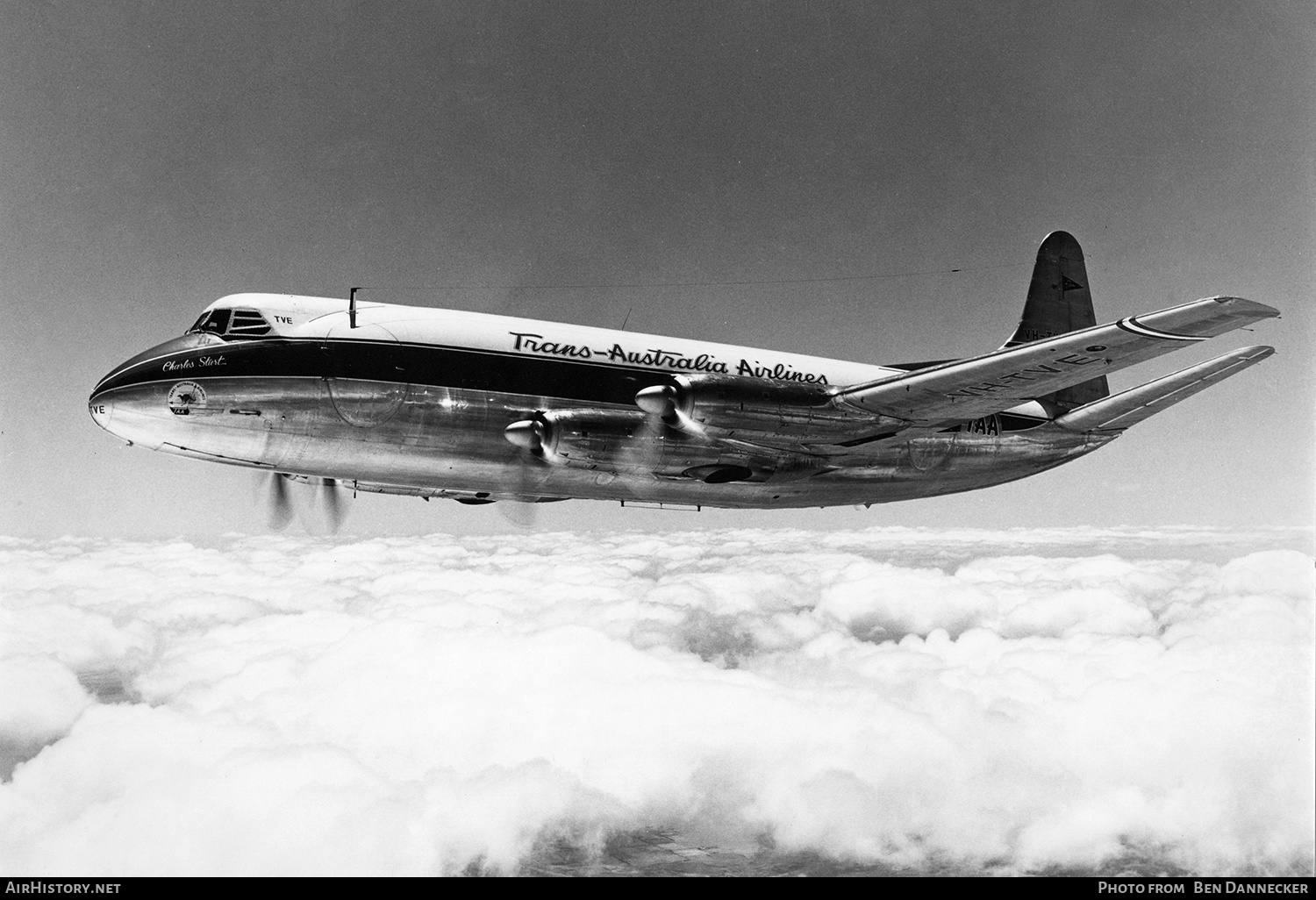 Aircraft Photo of VH-TVE | Vickers 720 Viscount | Trans-Australia Airlines - TAA | AirHistory.net #158414