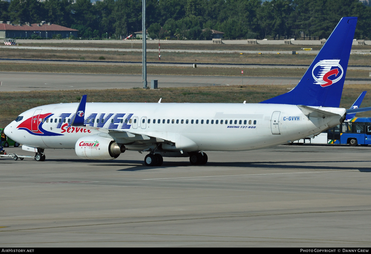 Aircraft Photo of C-GVVH | Boeing 737-8Q8 | Travel Service | AirHistory.net #158433