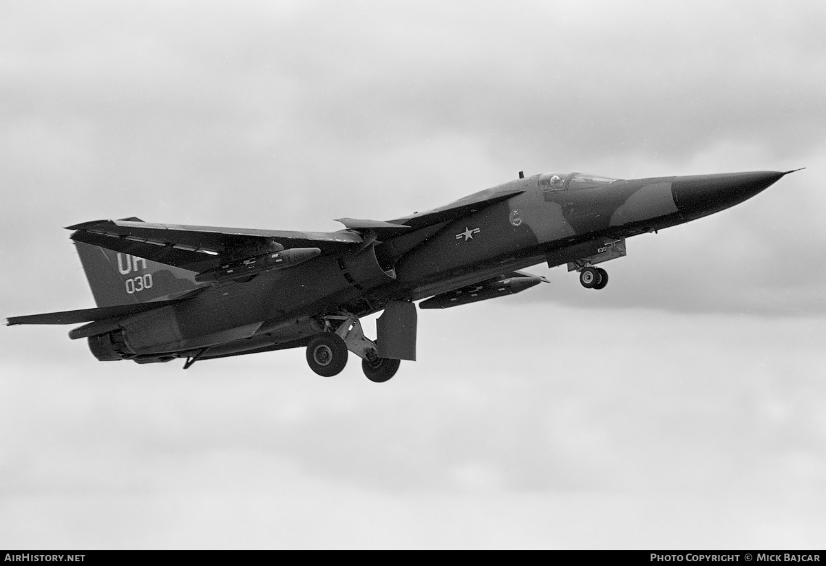 Aircraft Photo of 68-0030 / AF68-030 | General Dynamics F-111E Aardvark | USA - Air Force | AirHistory.net #158435