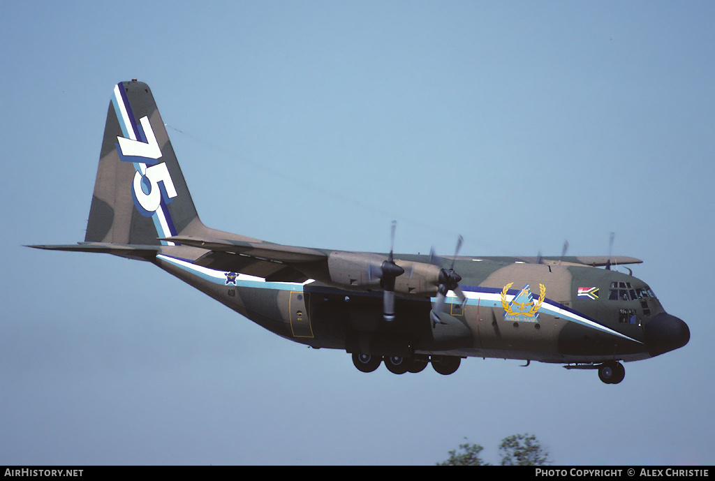 Aircraft Photo of 401 | Lockheed C-130BZ Hercules (L-282) | South Africa - Air Force | AirHistory.net #158440