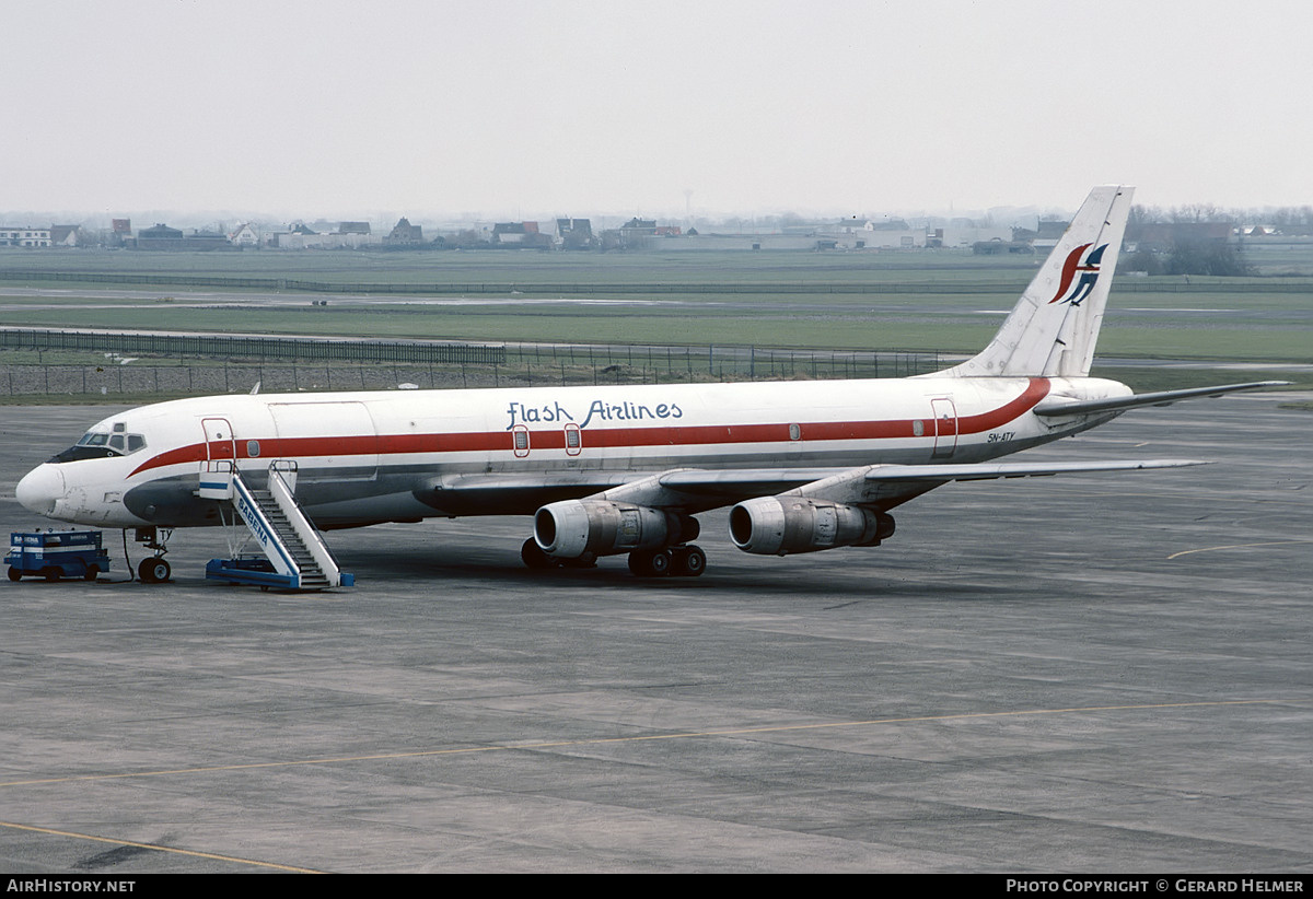Aircraft Photo of 5N-ATY | Douglas DC-8-55(F) | Flash Airlines | AirHistory.net #158460