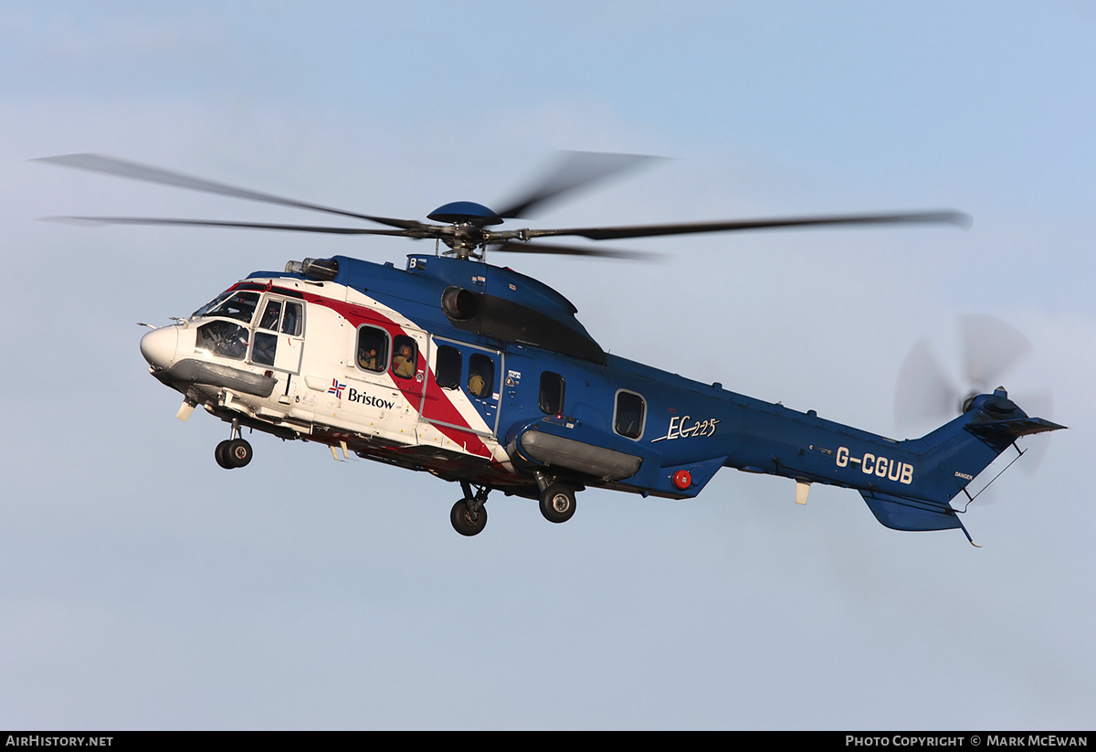 Aircraft Photo of G-CGUB | Eurocopter EC-225LP Super Puma Mk2+ | Bristow Helicopters | AirHistory.net #158463