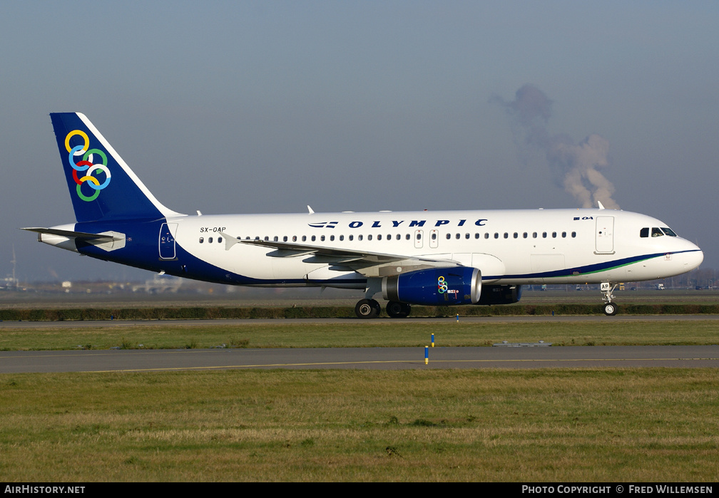 Aircraft Photo of SX-OAP | Airbus A320-232 | Olympic | AirHistory.net #158470