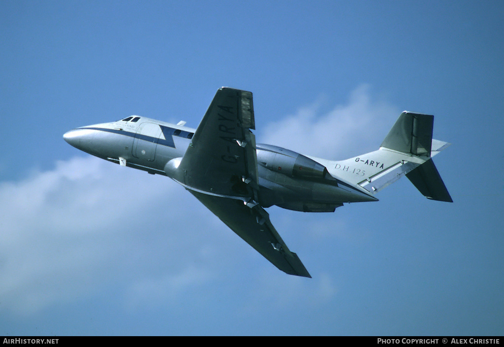 Aircraft Photo of G-ARYA | De Havilland D.H. 125-1 | AirHistory.net #158478