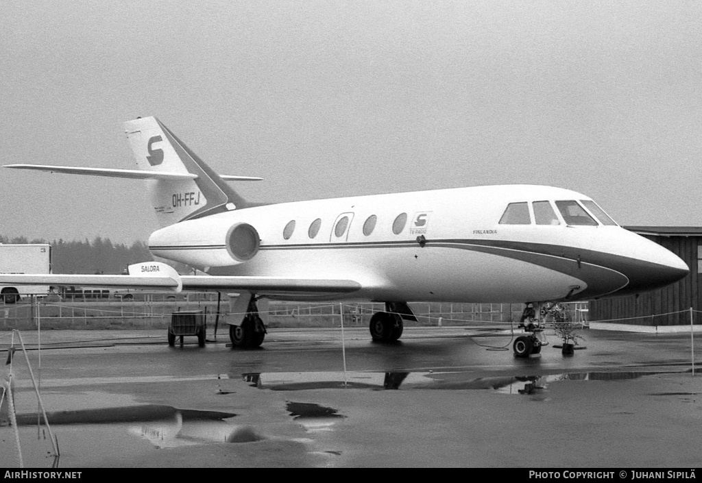 Aircraft Photo of OH-FFJ | Dassault Falcon 20D | Salora | AirHistory.net #158489