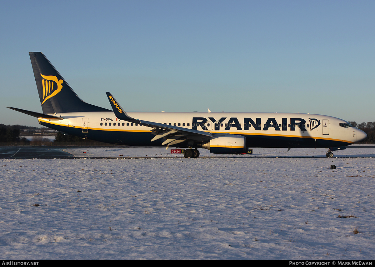 Aircraft Photo of EI-DWL | Boeing 737-8AS | Ryanair | AirHistory.net #158490