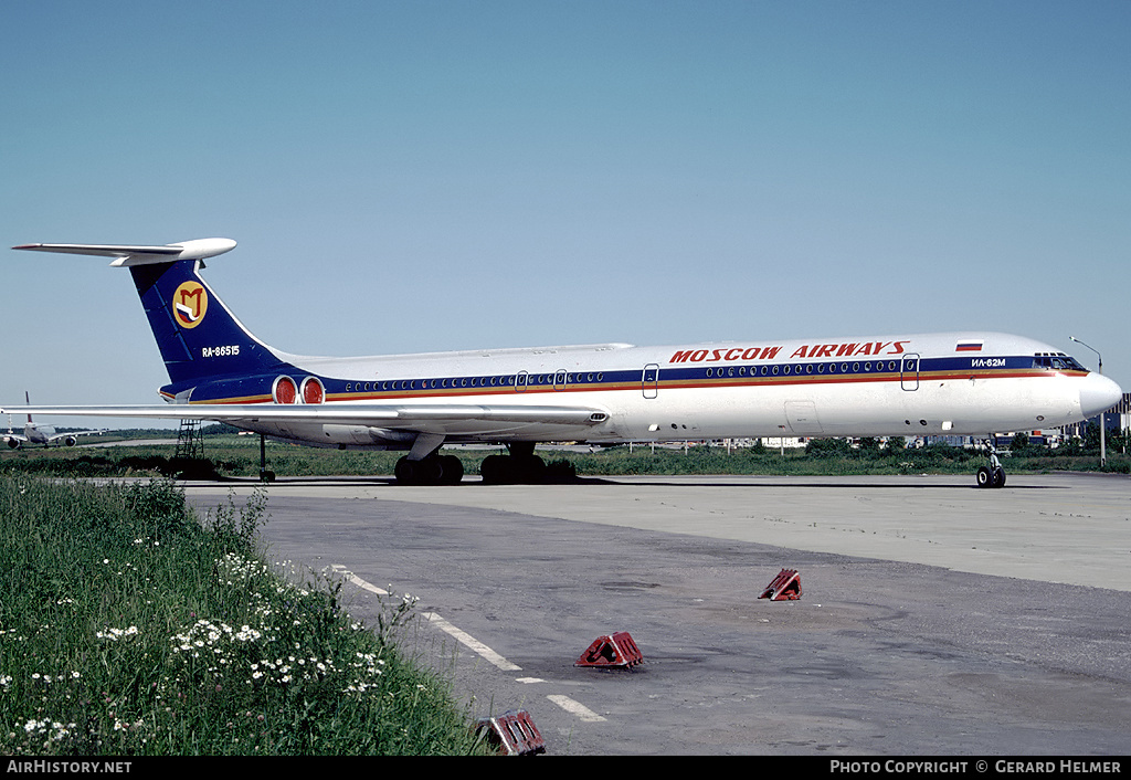 Aircraft Photo of RA-86515 | Ilyushin Il-62M | Moscow Airways | AirHistory.net #158514