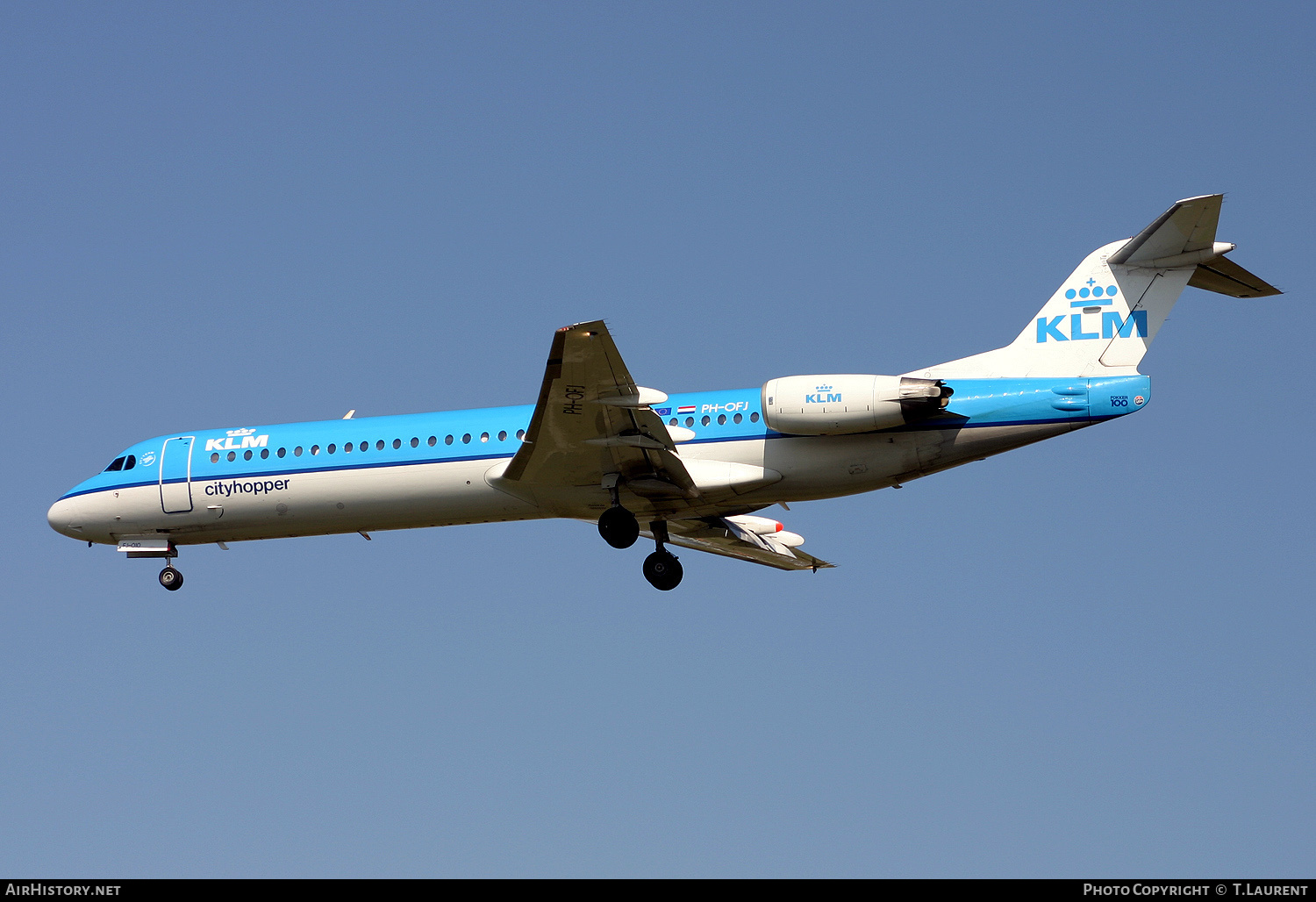 Aircraft Photo of PH-OFJ | Fokker 100 (F28-0100) | KLM Cityhopper | AirHistory.net #158518