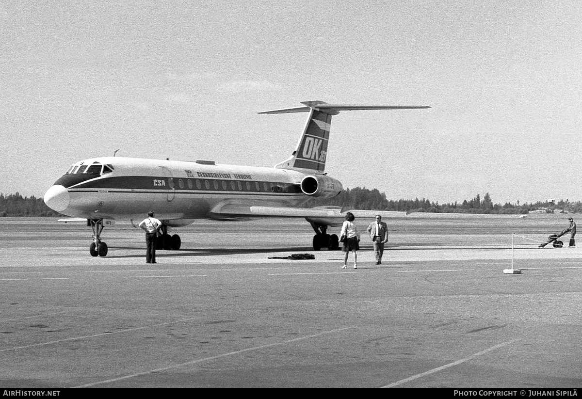 Aircraft Photo of OK-CFF | Tupolev Tu-134A | ČSA - Československé Aerolinie - Czechoslovak Airlines | AirHistory.net #158533