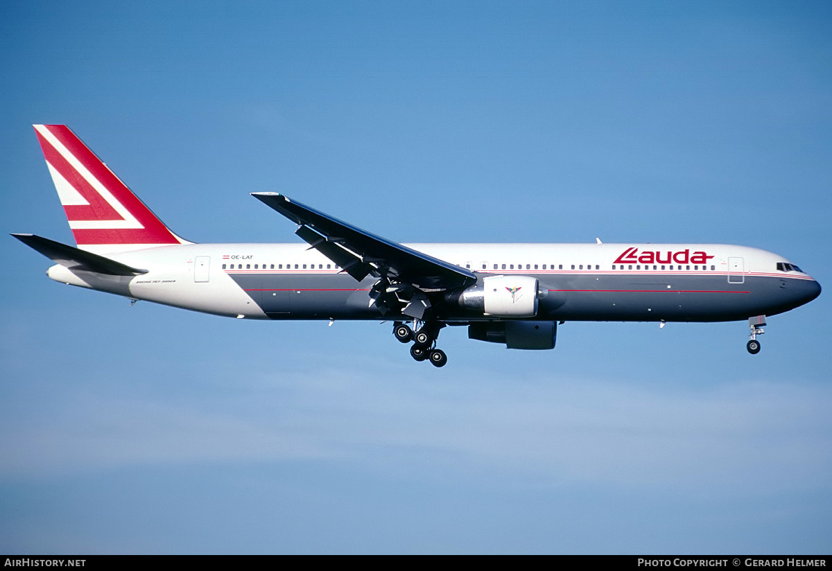 Aircraft Photo of OE-LAT | Boeing 767-31A/ER | Lauda Air | AirHistory.net #158538