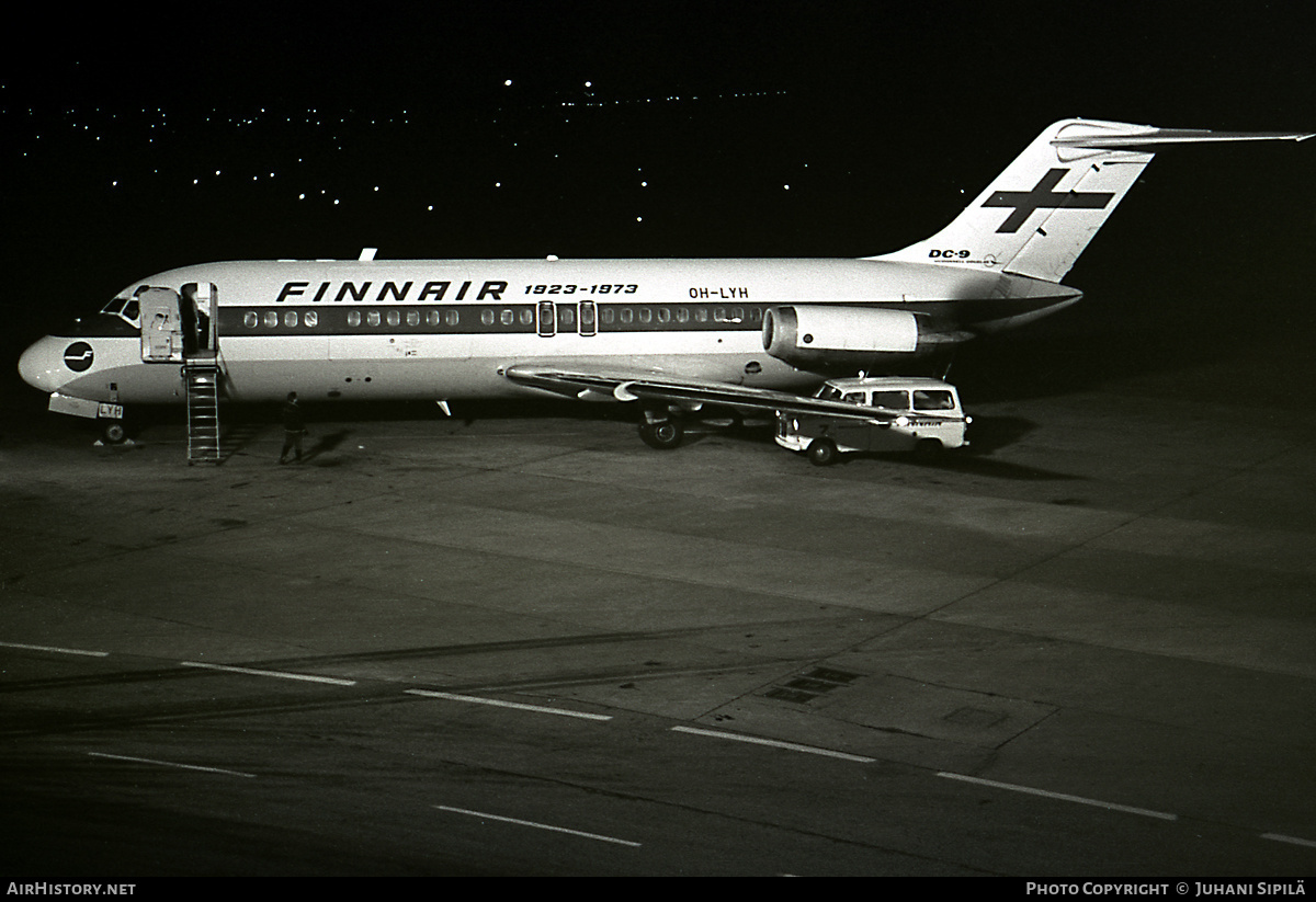 Aircraft Photo of OH-LYH | McDonnell Douglas DC-9-15/F | Finnair | AirHistory.net #158545