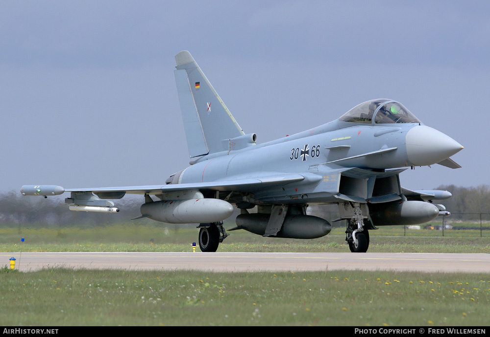Aircraft Photo of 3066 | Eurofighter EF-2000 Typhoon S | Germany - Air Force | AirHistory.net #158555