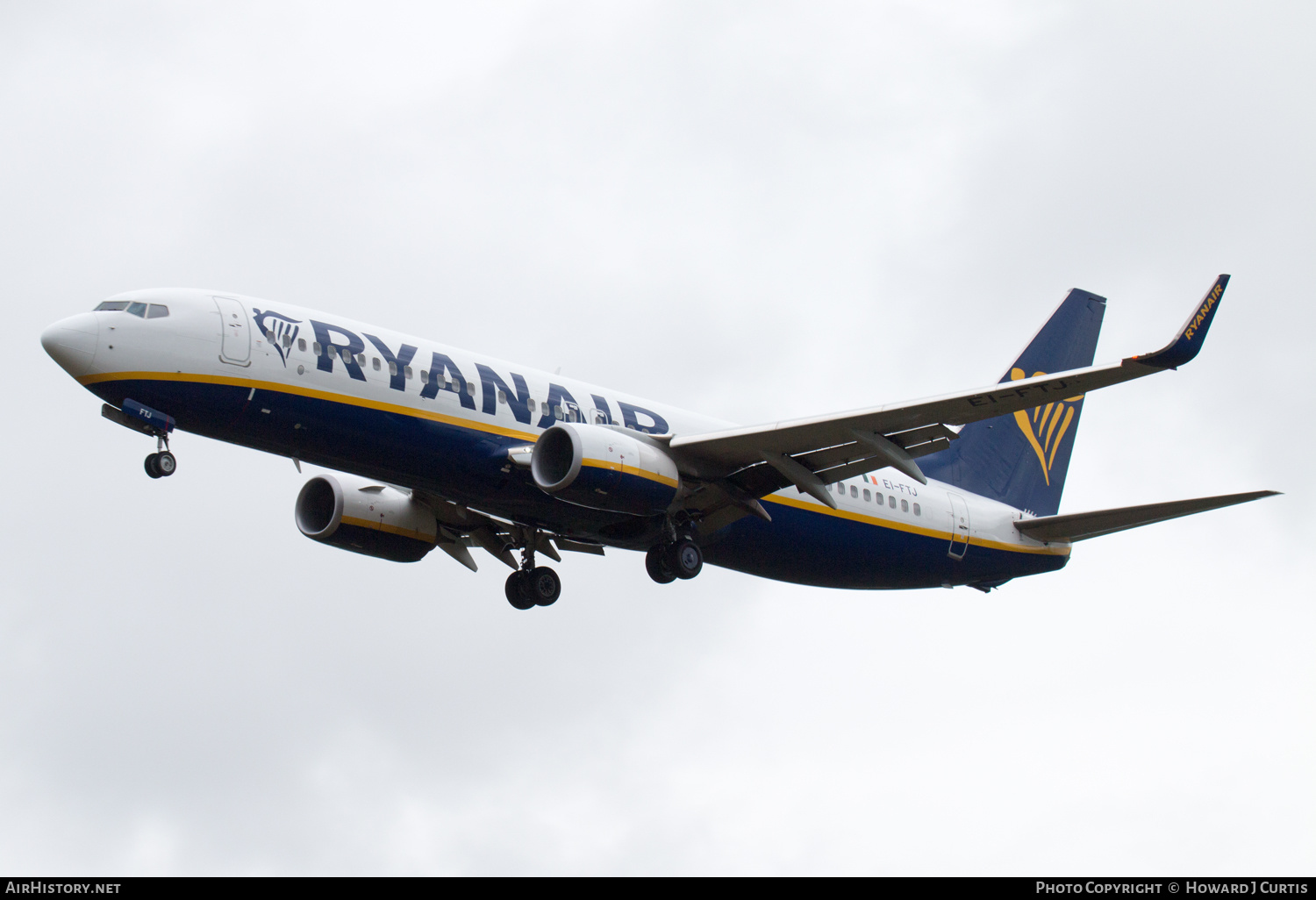 Aircraft Photo of EI-FTJ | Boeing 737-800 | Ryanair | AirHistory.net #158572