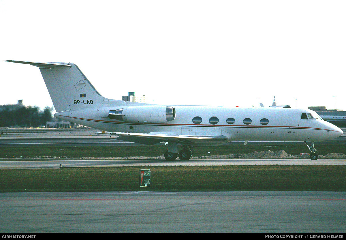 Aircraft Photo of 8P-LAD | Grumman American G-1159 Gulfstream II-SP | AirHistory.net #158578