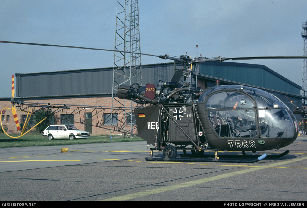 Aircraft Photo of 7562 | Sud SE-3130 Alouette II | Germany - Army | AirHistory.net #158585