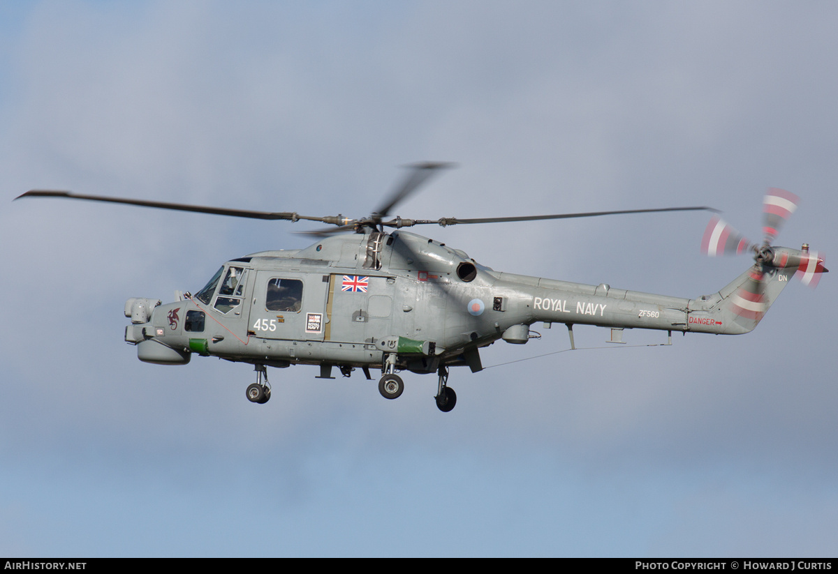 Aircraft Photo of ZF560 | Westland WG-13 Lynx HMA8SRU | UK - Navy | AirHistory.net #158588
