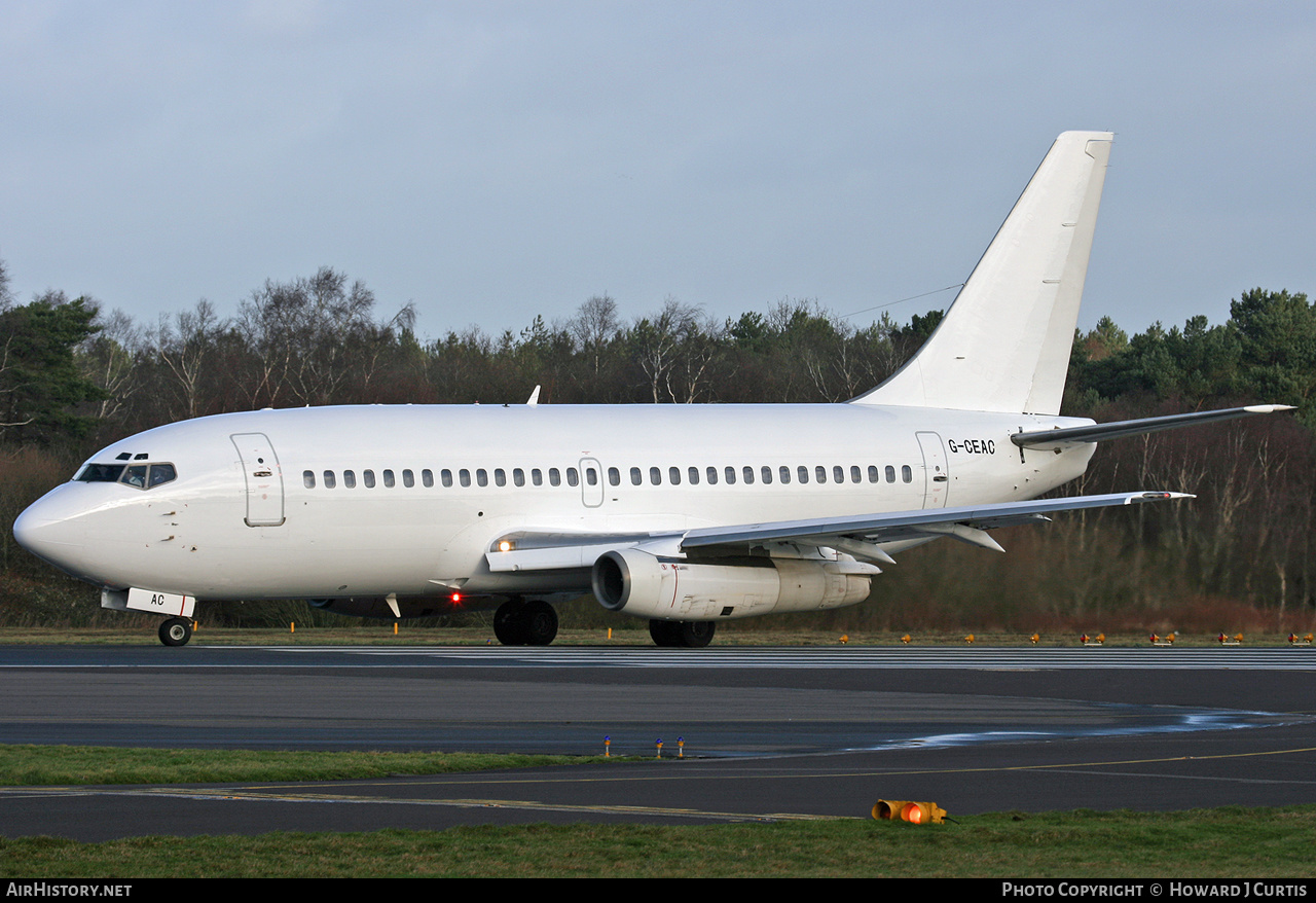 Aircraft Photo of G-CEAC | Boeing 737-229C/Adv | AirHistory.net #158598