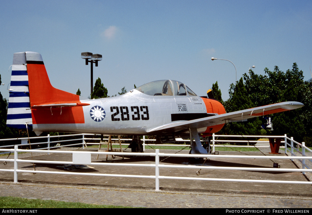 Aircraft Photo of 2833 | North American T-28A Trojan | Taiwan - Air Force | AirHistory.net #158635