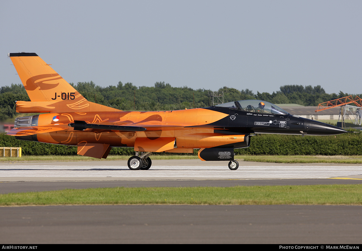 Aircraft Photo of J-015 | General Dynamics F-16AM Fighting Falcon | Netherlands - Air Force | AirHistory.net #158686