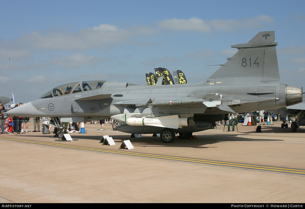 Aircraft Photo of 39814 | Saab JAS 39B Gripen | Sweden - Air Force | AirHistory.net #158695
