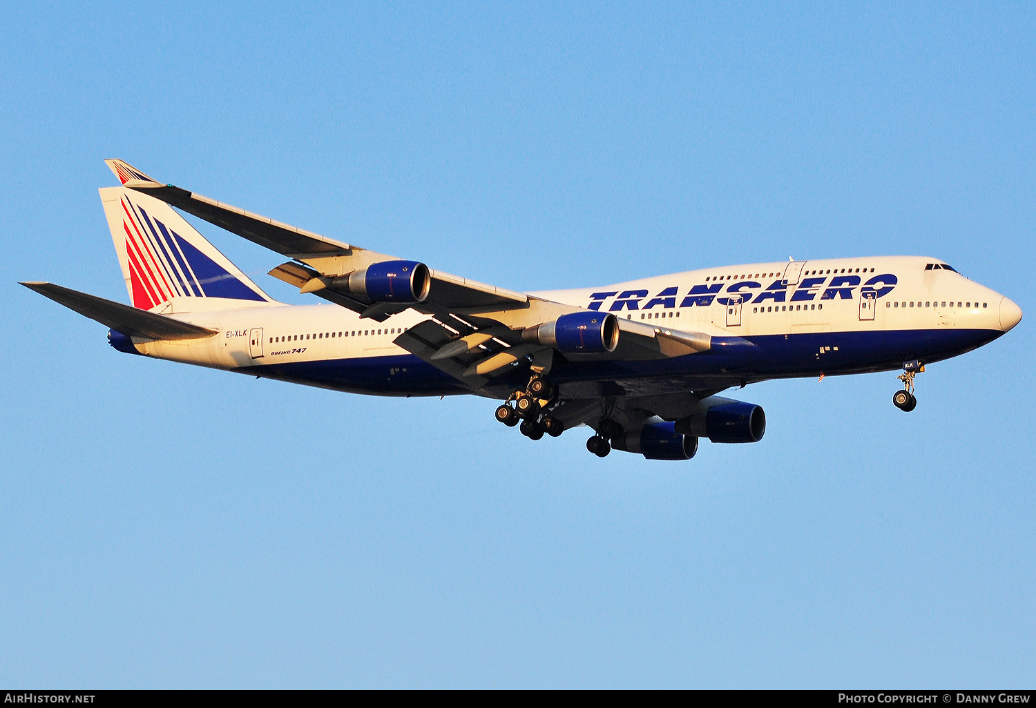 Aircraft Photo of EI-XLK | Boeing 747-412 | Transaero Airlines | AirHistory.net #158715