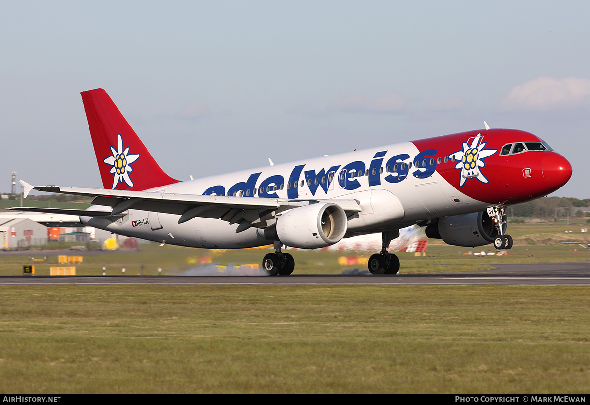 Aircraft Photo of HB-IJV | Airbus A320-214 | Edelweiss Air | AirHistory.net #158716