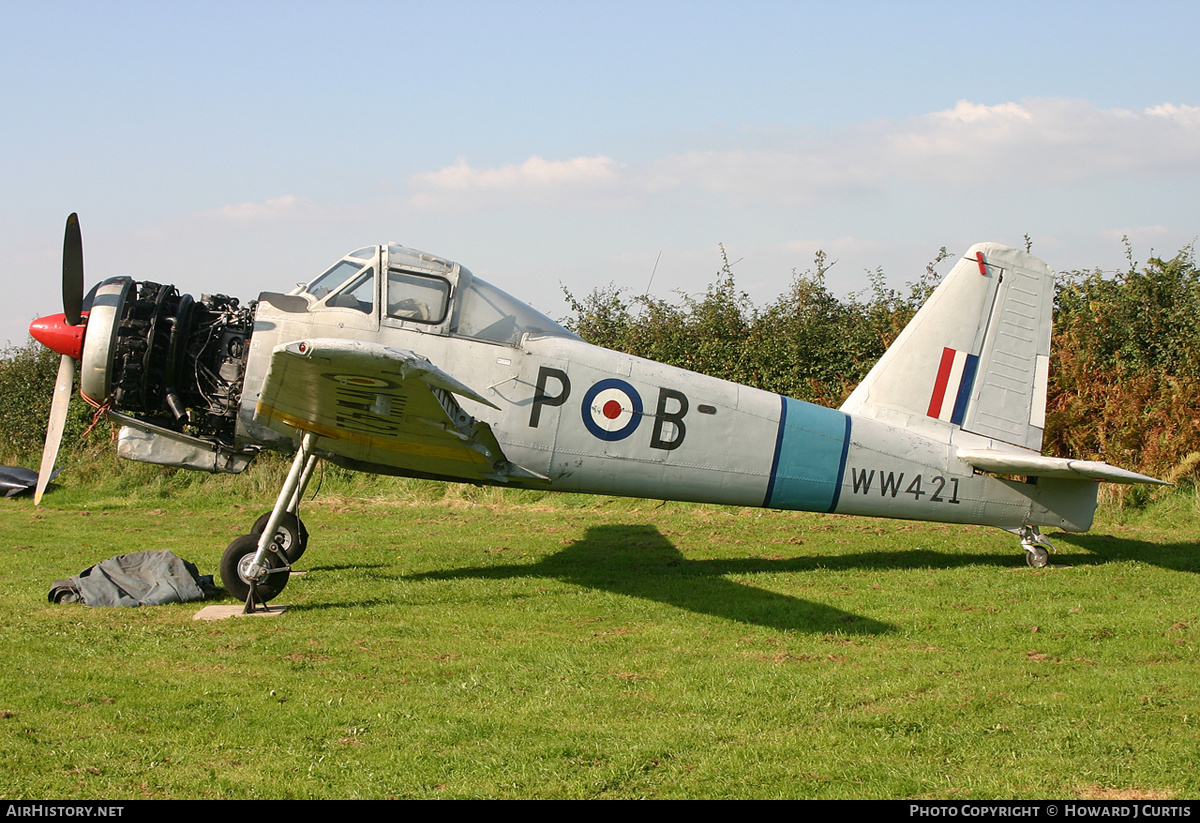 Aircraft Photo of WW421 | Percival P.56 Provost T1 | UK - Air Force | AirHistory.net #158728