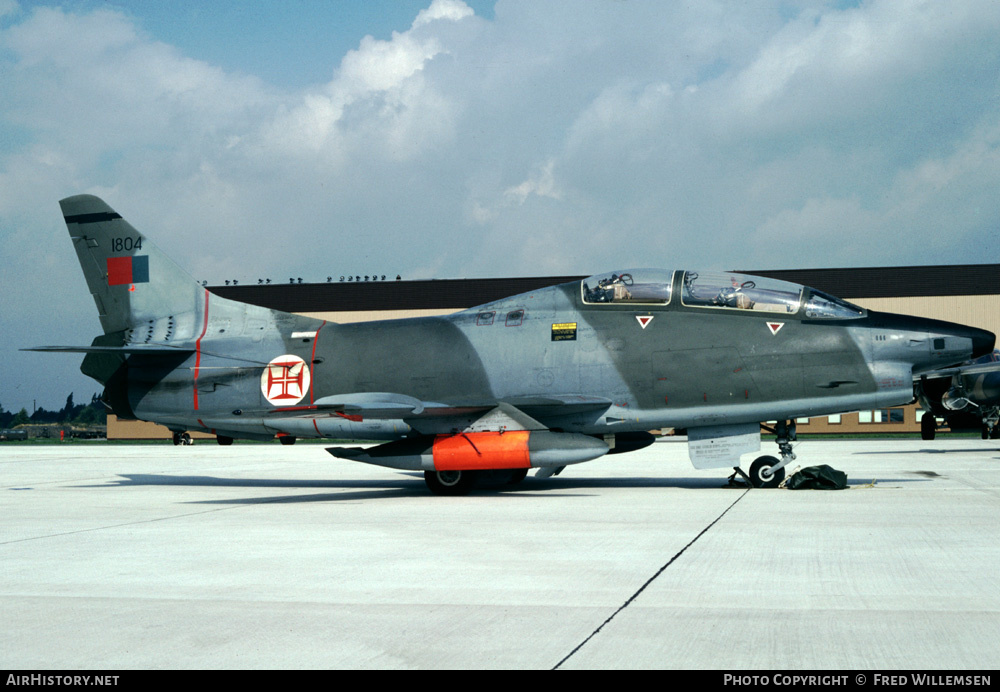Aircraft Photo of 1804 | Fiat G-91T/3 | Portugal - Air Force | AirHistory.net #158757