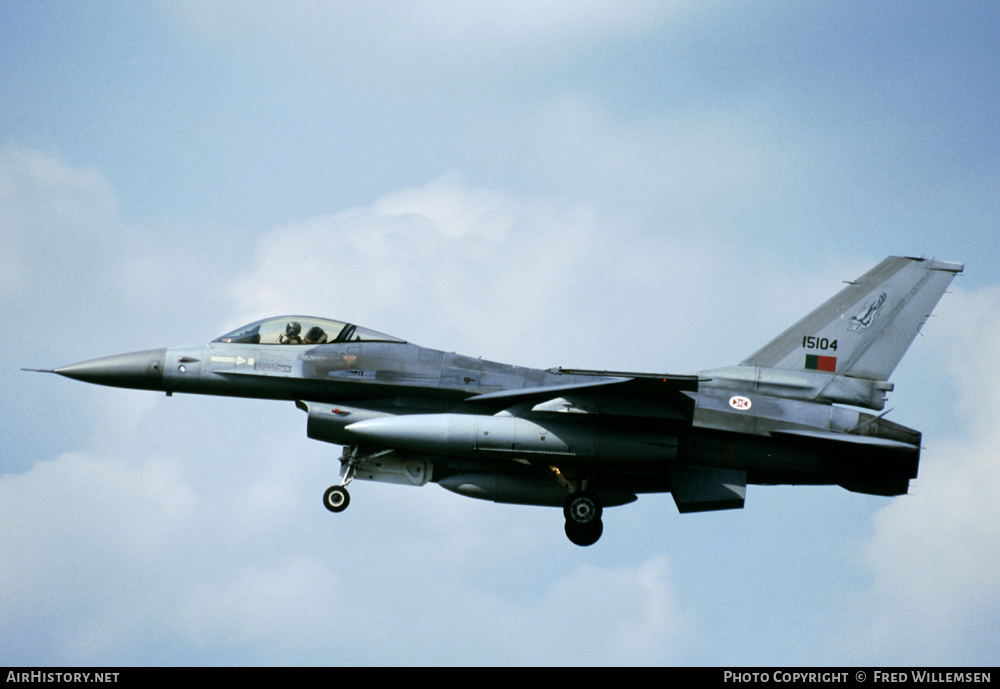 Aircraft Photo of 15104 | Lockheed F-16A Fighting Falcon | Portugal - Air Force | AirHistory.net #158759