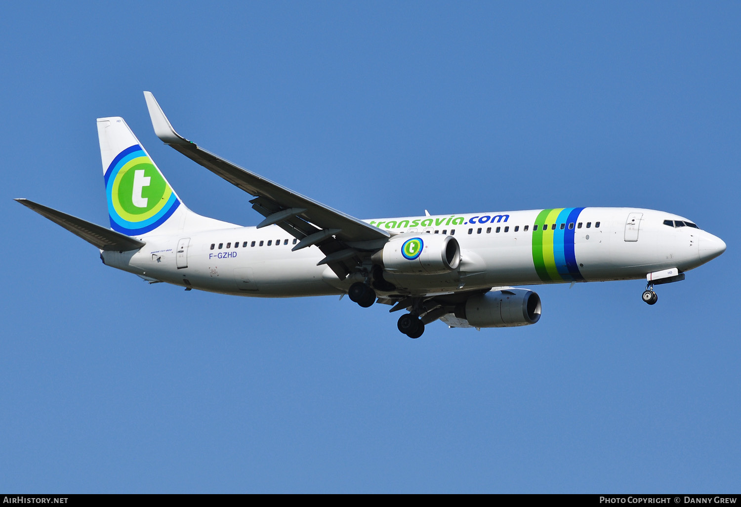 Aircraft Photo of F-GZHD | Boeing 737-8K2 | Transavia | AirHistory.net #158763