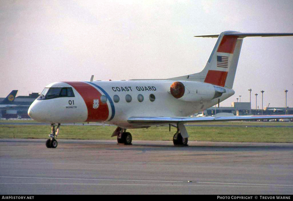 Aircraft Photo of 01 | Grumman VC-11A Gulfstream II (G-1159) | USA - Coast Guard | AirHistory.net #158783