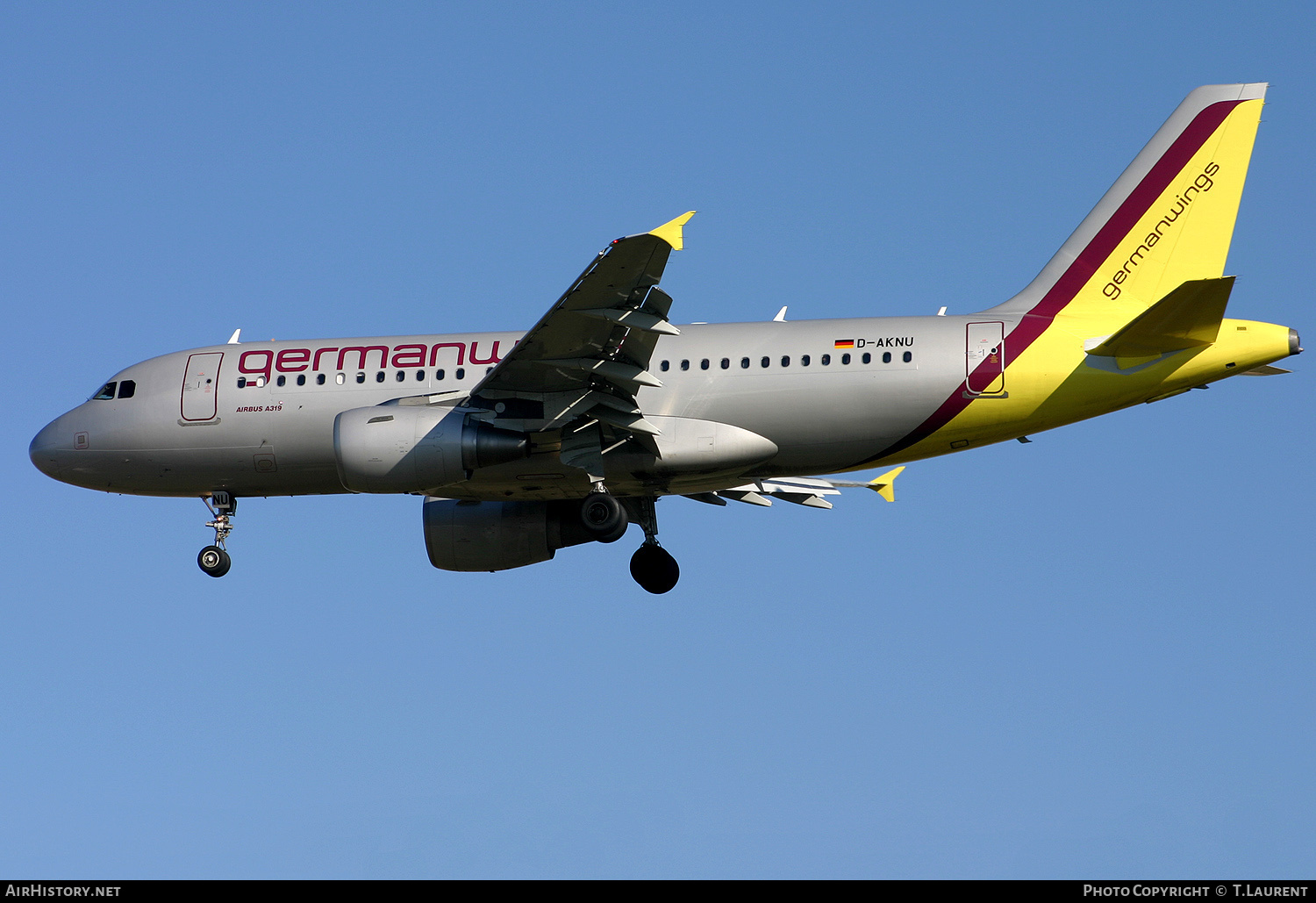 Aircraft Photo of D-AKNU | Airbus A319-112 | Germanwings | AirHistory.net #158790