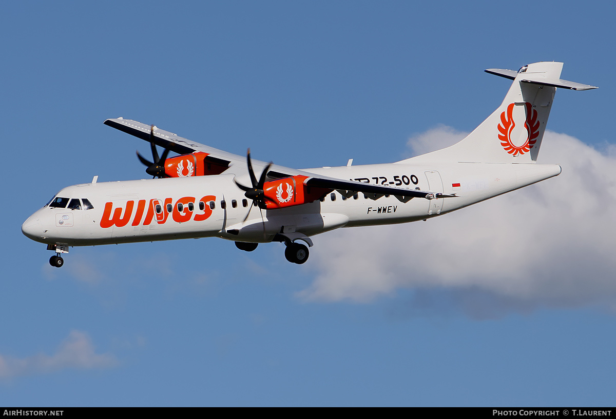 Aircraft Photo of F-WWEV | ATR ATR-72-500 (ATR-72-212A) | Wings Air | AirHistory.net #158795