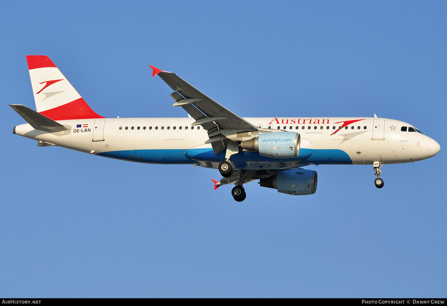 Aircraft Photo of OE-LBN | Airbus A320-214 | Austrian Airlines | AirHistory.net #158796