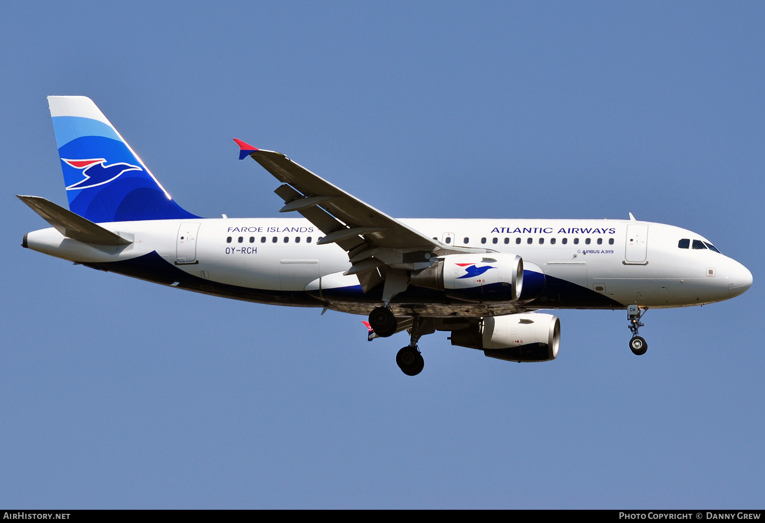 Aircraft Photo of OY-RCH | Airbus A319-112 | Atlantic Airways | AirHistory.net #158805