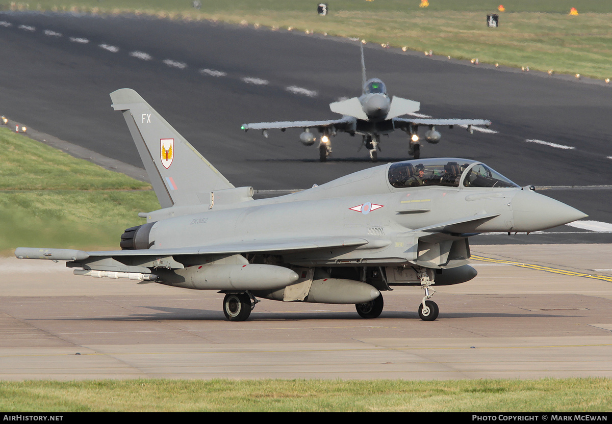 Aircraft Photo of ZK382 | Eurofighter EF-2000 Typhoon T3 | UK - Air Force | AirHistory.net #158812