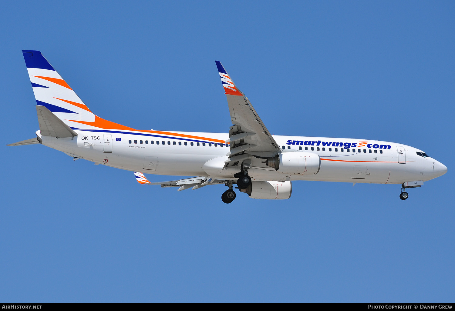 Aircraft Photo of OK-TSC | Boeing 737-8FH | Smartwings | AirHistory.net #158817